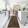 thumbnail image 7 of Washable Rug Runner Vintage Rug Traditional Rug Non-Slip Grey Runner Rugs with Rubber Backing Low-Pile Ultra-Soft Distressed Rug for Kitchen Bedroom 2x6/5x7/6x9/8x10/9x12, 7 of 7