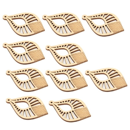 

Wooden Earring Blanks Lightweight Durable Natural Earring Pendant Comfortable Elegant For DIY Accessories 06 07