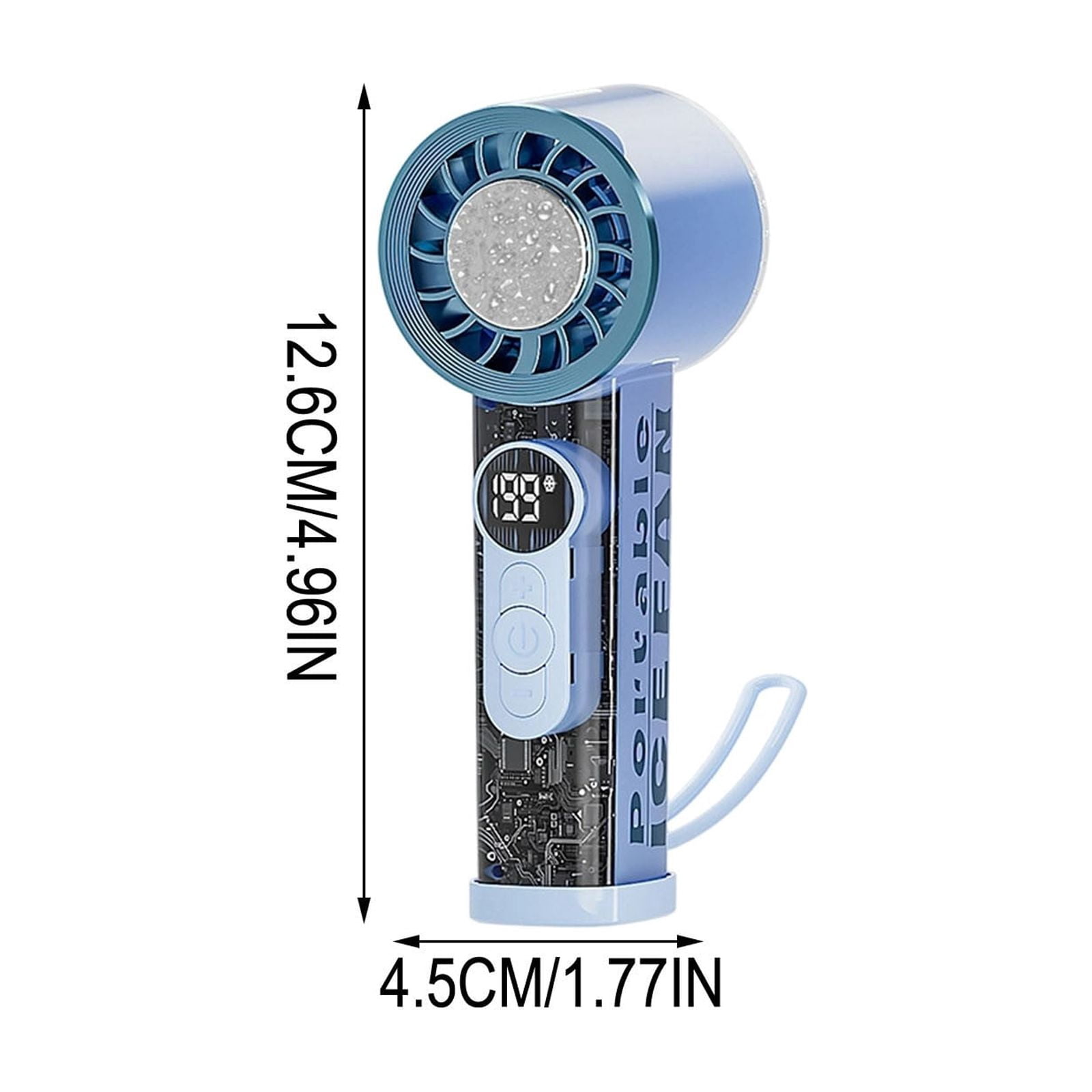 Desktop Air Cooler Fan With Spray Mist Cooling System 6 Speed Digital Display Oscillating Fan Ice Cooling Large Water Tank Strong Wind Rapid Cooling Relief, For Home Office Bedroom Summer Use