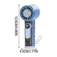 thumbnail image 3 of Handheld Portable Mini Fan with Ice Compress, USB Rechargeable, Digital Display, High-Speed Wind, Compact Desktop Cooling Fan for Home Office Outdoor Use, 3 of 7