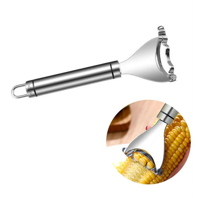 2Pcs Stainless Steel Corn Cob Peelers One-Step Cob Kerneler Remover Kitchen  Corn Stripper, 1 unit - Kroger