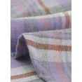 thumbnail image 5 of INSPIRE CHIC Edition Women's Plaid Shirts Point Collar Button Down Blouses XL Pastel Purple, 5 of 6