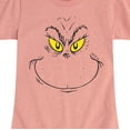 thumbnail image 3 of Dr. Seuss - Grinch Face - Toddler And Youth Girls Short Sleeve Graphic T-Shirt, 3 of 5