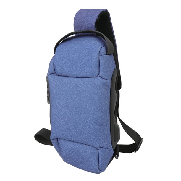 Bolsa de Hombro ANGGREK En El pecho antirrobo Resistente Al agua Con Cerradura de combinación Tela Oxford Para viajes