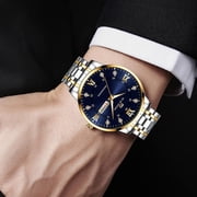 Vava Voom watch for men business style clock fashion casual quartz movement stainless steel strap waterproof calendar own brand wristwatch