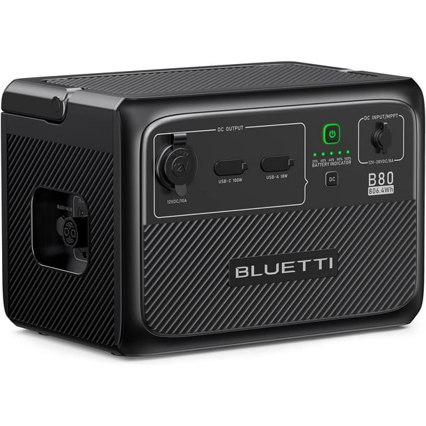 BLUETTI Expansion Battery B80, 806Wh LiFePO4 Battery Pack for Power