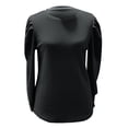 thumbnail image 4 of Prolriy Hauts d'Été pour Femmes 2025 T-Shirt Décontracté à Manches Longues Col Rond Tricoté Ample Printemps pour Femmes Gris TG, 4 of 6