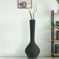 thumbnail image 3 of Tall Floor Vase, Modern Charcoal Grey Extra Large Floor Vase, 38-inch Trumpet Style Plastic Vase, Decorative Lightweight Vase, for the Entryway, Dining Room, Living Room, or Bedroom, 3 of 8