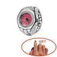 thumbnail image 1 of CC TOY Vintage Punk Elastic Stretchy Quartz Watch Rings for Women Man Lover Pair Watches, 1 of 10