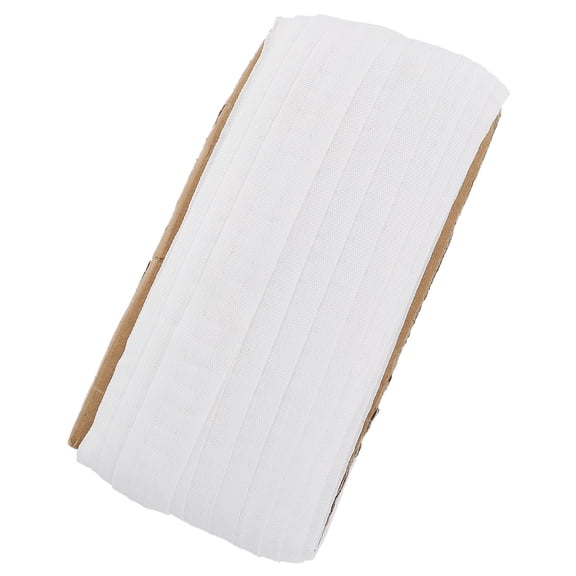 NICEXMAS Durable White Curtain Header Tape for Window and Door Curtains Easy DIY Installation