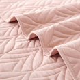 thumbnail image 5 of Peace Nest Premium Damask Pattern Reversible Coverlet Set 100% Soft Microfiber Fabric, Pink, Full/Queen Size, 5 of 5