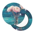 thumbnail image 2 of Naloa Flowers in Glass Vase Round Bar Stool Cushion Cover 12-14 inch, Fits Kitchen, Office, Restaurant Chairs - 14 inch, 2 of 7