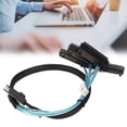 thumbnail image 1 of Mini SAS SFF 8087 to 8482 4 Serial ATA Adapter Cable for Stable Data Transfer Up to 12Gbps, Power Converter Cord, 1 of 7