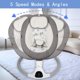 thumbnail image 2 of Baby Swing JFOVMCYG para bebés y niños pequeños con Bluetooth, 2 of 5