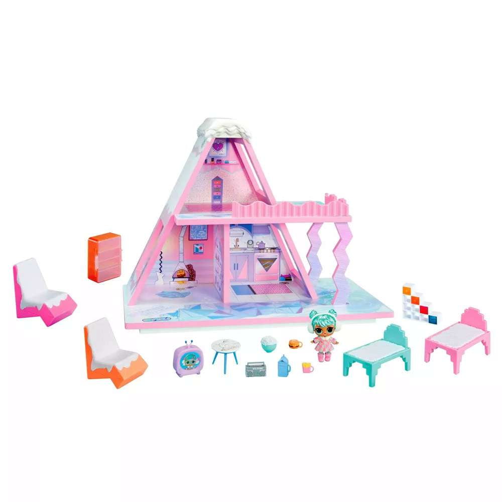 LOL Surprise Winter Snow Chalet Playset (Made from Real Wood)