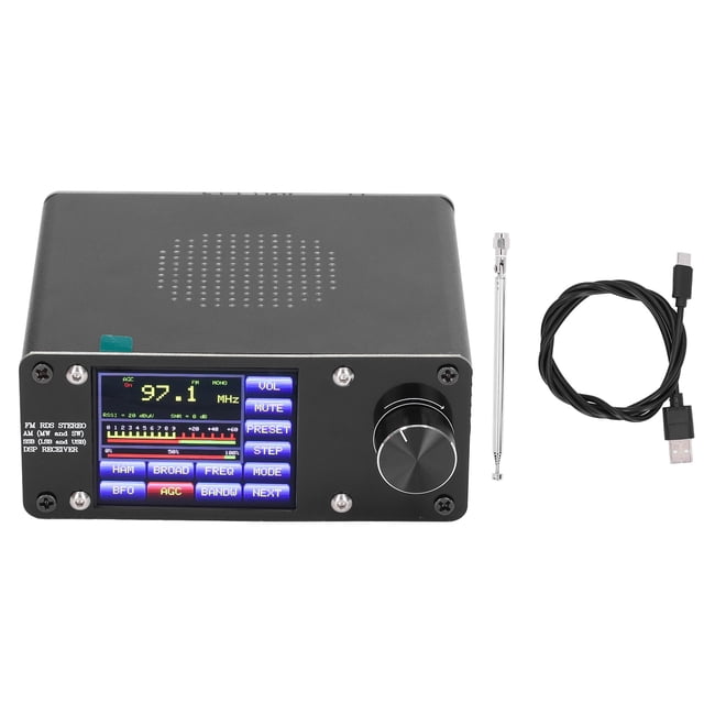 Componentes de control industrial,Receptor de radio de banda completa Receptor de radio Grabador de radio Durabilidad mejorada Jadeshay A
