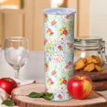 thumbnail image 2 of Pioneer Flower Floral Print Pattern 20oz Skinny Tumbler with Straw & Lid, Double Wall Vacuum Insulated Cup, Leak-Proof, Cup Holder Friendly, Hot 6H Cold 12H, 2 of 6