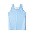 thumbnail image 3 of Ma Croix Men's Reversible Basketball Jersey Premium Moisture Wicking Mesh Practice Tank Top 2X-Large, Sky Blue, 3 of 8