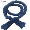 thumbnail image 2 of Neinkie 2Pcs Natural Cotton Curtain Tiebacks- Village Style Curtain Holdback Rope, Curtain Decorative Holdbacks for Rural Style Drapery Tieback, 2 of 6