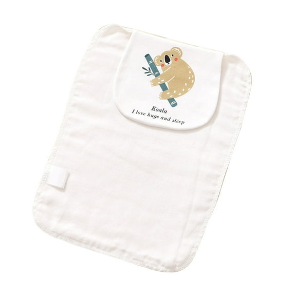 LIANGXR Baby Back Sweat Absorbent Cloth for Infants 0-6Y Soft Breathable Cartoon Back Cloth Skin Friendly Back Towel Wipe Cloth