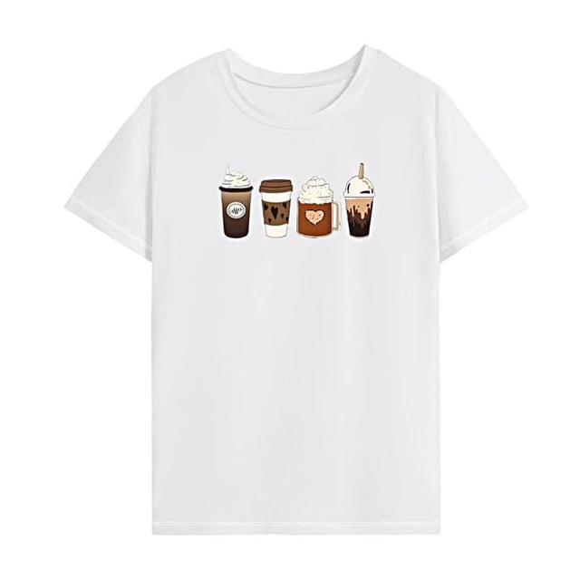 Camiseta para mujer con cuello redondo y camiseta básica suave clásica para uso diario en el trabajo S