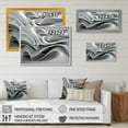 thumbnail image 4 of Designart "Grey Infinite Ripples" Modern Waves Wall Art For Kitchen, 4 of 5