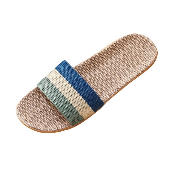 Men's Fashion Slides Comfortable Indoor Outdoor Casual Cane On Slippers For Home And Beach Use