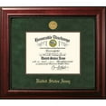 thumbnail image 2 of Campus Images ARDEX0028x10 8 x 10 in. Patriot Frames Army Discharge Executive Mahogany Frame with Silver Medallion, 2 of 2