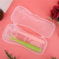 thumbnail image 1 of Cucharas, 2 piezas/juego de cucharas de silicona con punta suave para bebés, cucharas para bebés, funcionalidad de alta precisión, 1 of 10
