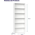 thumbnail image 2 of Librero Bluelander, Estante Organizador con 6 Compartimientos, Blanco, 2 of 5