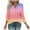 Pink, variant on WCMZJ 3/4 Length Sleeve Womens Tops V Neck Casual Tunic Tops Basic Shirts Loose Fit Blouse Blue S