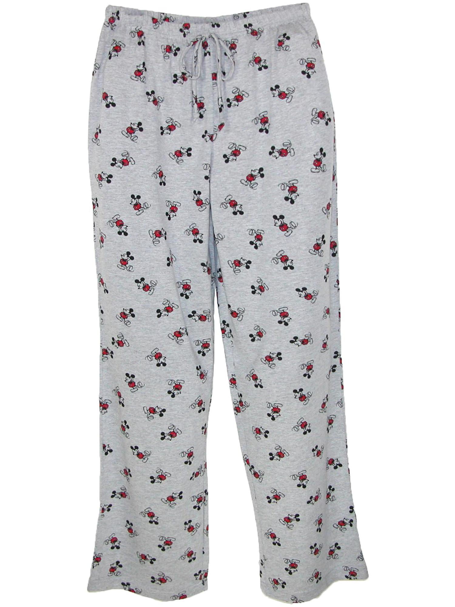 Grey Visiter la boutique DisneyDisney Women's Juniors Mickey Mouse Cuffed Sleep Pants 4 / 6 