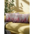 thumbnail image 5 of Outdoor Pillows Waterproof, Abstract Red Bedding Throw Pillows with Insert for Couch Sofa Bed, Modern Gradient Minimalist Mottled Art 12x20 Inch Pillowcases Decorative Camping Patio Pillow Set of 2, 5 of 8