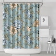 thumbnail image 2 of Waterproof Pioneer Shower Curtain 84x72 Inch Polyester Unique Colorful Floral Shower Curtain for Bathroom Hotel Home Decor with 12 Plastic Hooks, 2 of 5