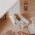 thumbnail image 4 of EeaseCA Mini Pendulum Clock Ornament Mini House Exquisite Clock Adornment Retro Style Pendulum Clock, 4 of 8