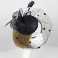 thumbnail image 2 of MESSUEN Dress Hat Headpiece for Women Fascinators Hats for Women Tea Party Fancy Hats for Women Tea Party Hats for Women Hats for Tea Party for Women Girl Hat Black One Size, 2 of 7