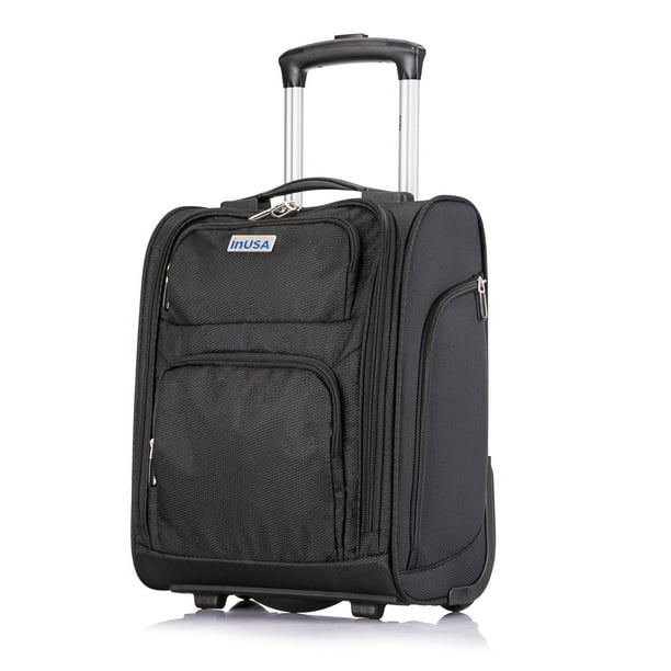 InUSA 15" Rolling UltraLight Spinner Underseater Carry on Luggage
