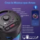 thumbnail image 3 of Subwoofer Audio Portátil RM REGALOMEX Inalámbrico Bluetooth LED Micrófono negro Mediana, 3 of 5