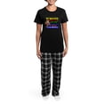 thumbnail image 4 of CafePress - Rocks Spectrum Autism Women's Dark Pajamas - Women's Short Sleeve Print T-Shirt and Pants Dark Cotton Pajama Set, 4 of 7