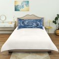 thumbnail image 6 of JSTEL Swirl Tie Dye Indigo Satin Pillowcase Standard Size Pillow Cases Envelope Closure Bed Pillow Cover, 20 x 26 inch, 6 of 9