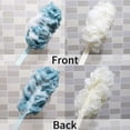 thumbnail image 3 of Jxicleang 2 Pack Back Scrubber For Shower, Exfoliating Back Loofah Shower Brush With Non-slip Long Handle, Loofah on a Stick For Men Women Elderly Kids (2 Pack=Blue and White), 3 of 6