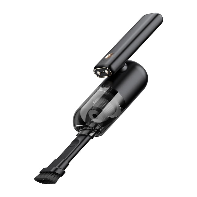 Handheld Cordless Vacuum Cleaner Portable Foldable Rotary Vacuum Cleaner with Dual Lights Suitable for Home Office Car Pets
