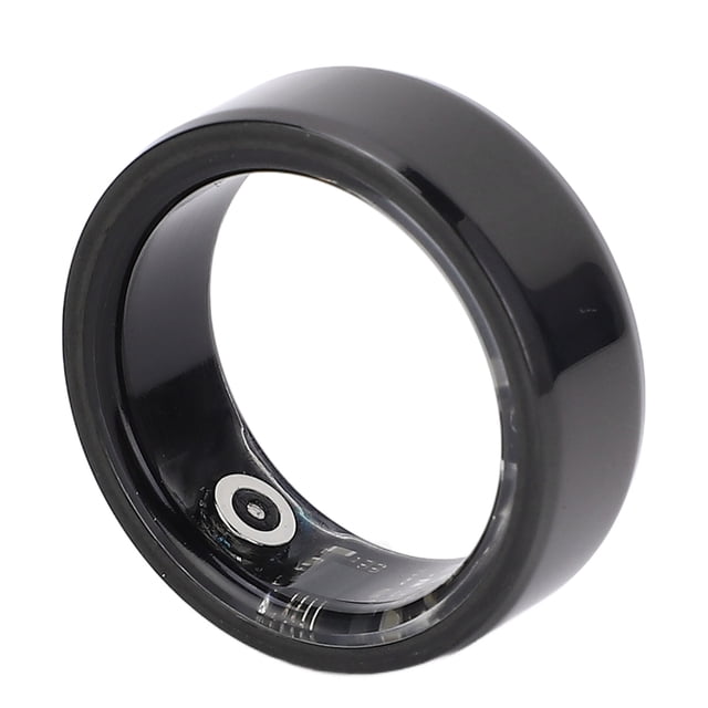 Fitness Smart Ring Intelligent Step Counting Sleep Monitoring IP67 Waterproof Health Tracker Ring Black