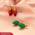 thumbnail image 2 of Pendientes de Navidad para mujer Pendientes de vacaciones para niñas Pendientes de copo de nieve de árbol de lazo Adepaton ZJWJ874-4, 2 of 3
