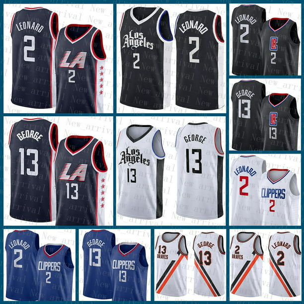 NBA_ Los Basketball Jerseys Angeles''LA''Clippers''Kawhi Paul 13