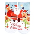 thumbnail image 1 of Calcetines de moda Low Crew Calcetines cortos de Navidad transpirables para niñas y Hombres Ciervos de santa Salvador calcetines de dibujos animados para mujer, 1 of 3