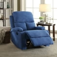 thumbnail image 2 of ACME Rosia Upholstery Motion Recliner in Blue, 2 of 6