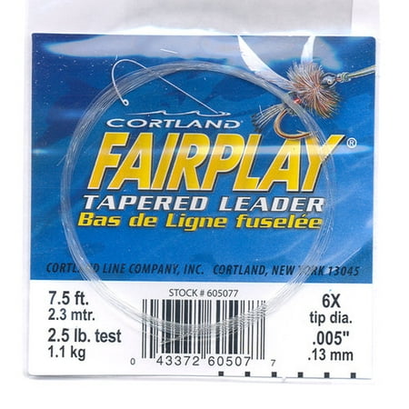 cortland fairplay 6x tapered leader