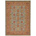 thumbnail image 1 of Unique Loom Sahand Tribal Geometric Rug 8' x 11' Rectangle Light Blue/Red, 1 of 10