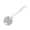 White, variant on Compact Size Metal Dumbbell Keychain For Gym Enthusiasts Backpack Decoration